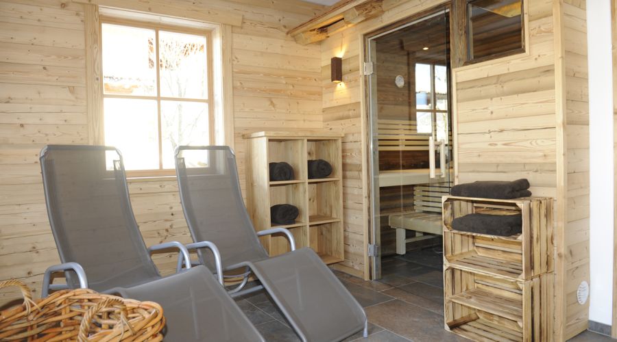 Saunabereich Chalets Rustika